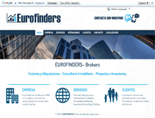 Tablet Screenshot of eurofinders.com